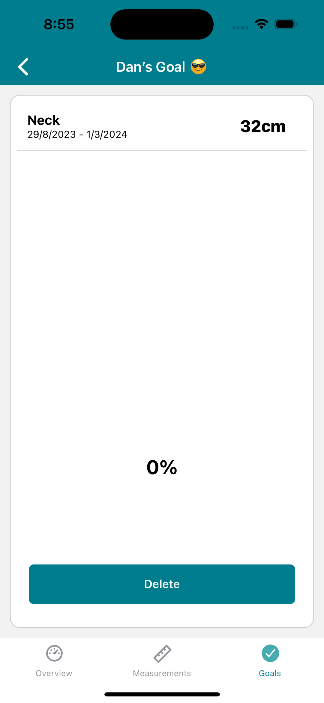 Medicate - Goal Detail
